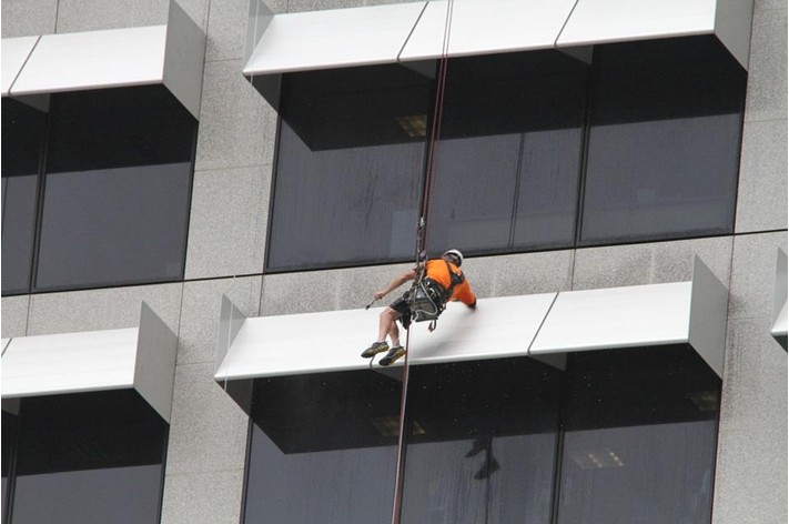 How dangerous is high rise window cleaning?