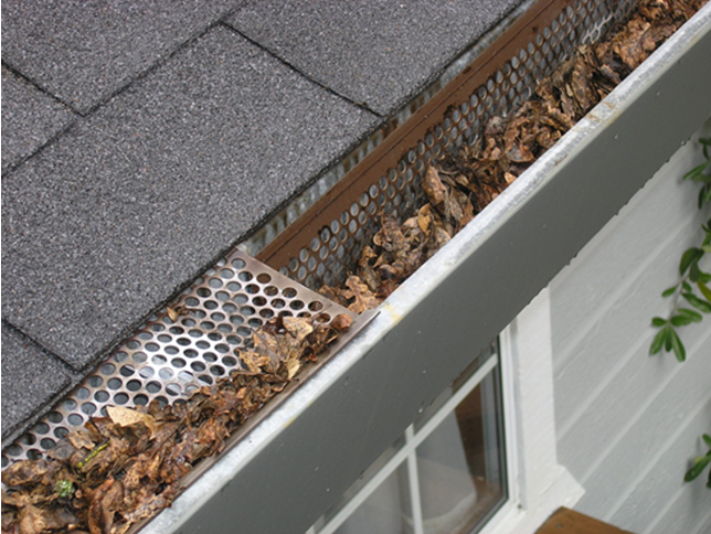 How do you clean gutters with gutter guards?