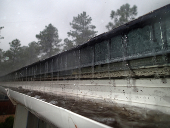 How do you clean gutters with gutter guards?