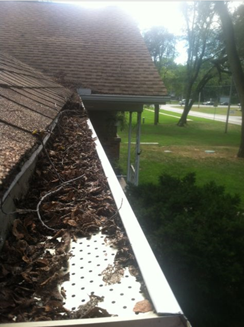 How do you clean gutters with gutter guards?